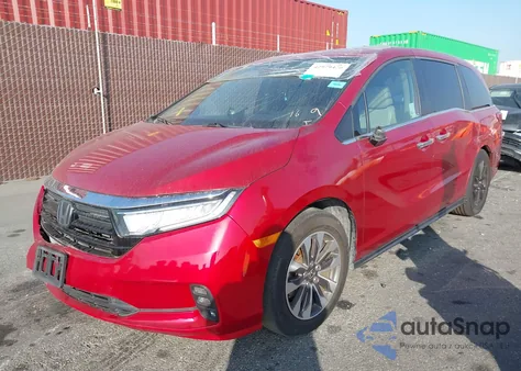 2022 Honda Odyssey Ex-L из США, поврежденный, VIN 5FNRL6H70NB000849